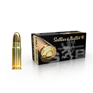 Cartușe FMJ Sellier & Bellot® / 7,62×25 Tokarev / 5,5 g - 85 grs / 50 buc