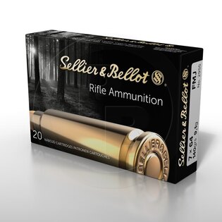 Cartușe FMJ Sellier & Bellot® / 7x64 / 9,1 g - 140 grs / 20 buc.