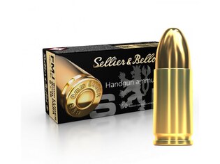 Cartușe FMJ Sellier & Bellot® / 9 mm Luger / 7,5 g - 115 grs / 50 buc