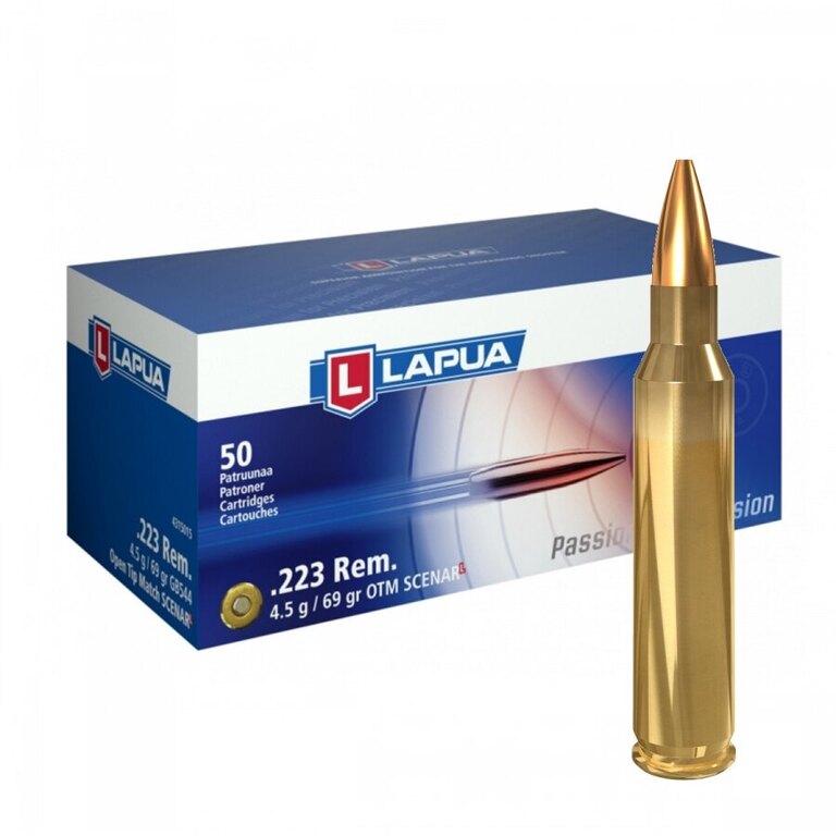 Cartușe OTM Scenar-L Lapua® / 223 Rem / 69 grs / 50 buc