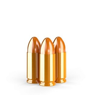 Cartușe reîncărcate FMJ Standard GetLoad® / 9 mm Luger / 8 g - 124 grs / 1200 bucăți