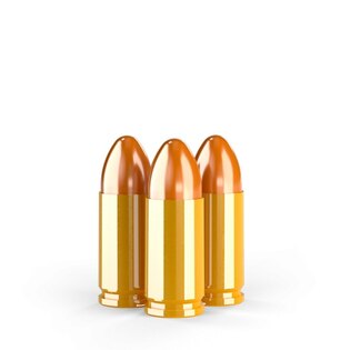 Cartușe reîncărcate TMJ RN Subsonice GetLoad® / 9 mm Luger / 8 g - 148 grs / 100 buc.