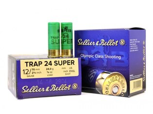 Cartușe Trap 24 Super Sellier & Bellot® / 12/70* / 24 g / 25 buc.
