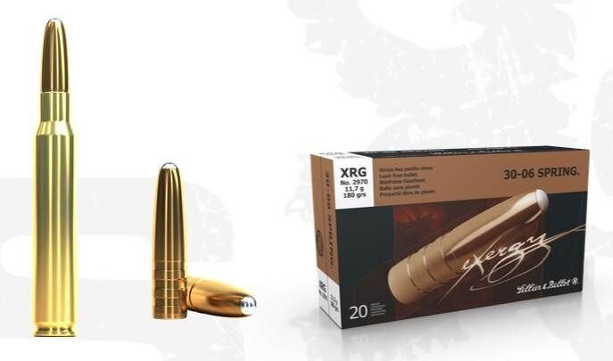 Cartușe XRG Sellier & Bellot® / 30-06 Spring. / 11,7 g - 180 grs / 20 buc