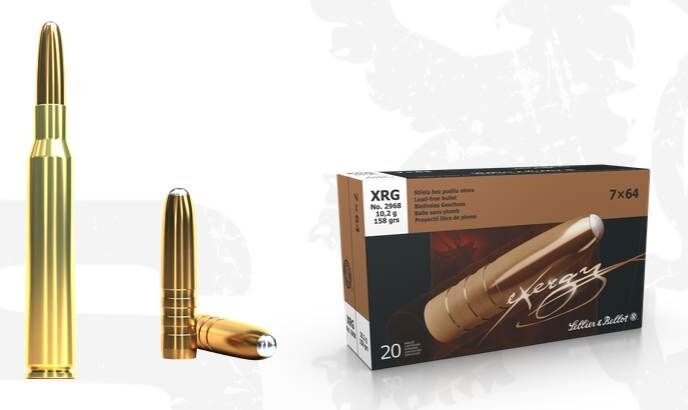 Cartușe XRG Sellier & Bellot® / 7x64 / 10,2 g - 158 grs / 20 buc.