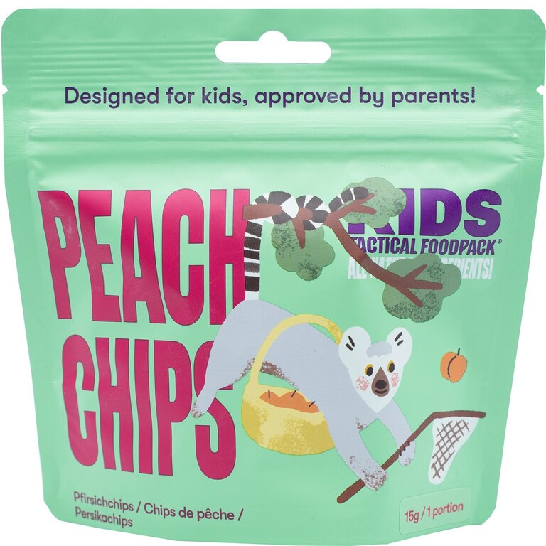 Chipsuri de piersici deshidratate pentru copii Tactical Foodpack®