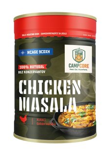 Conservă Chicken Masala CampCore® / autoîncălzire