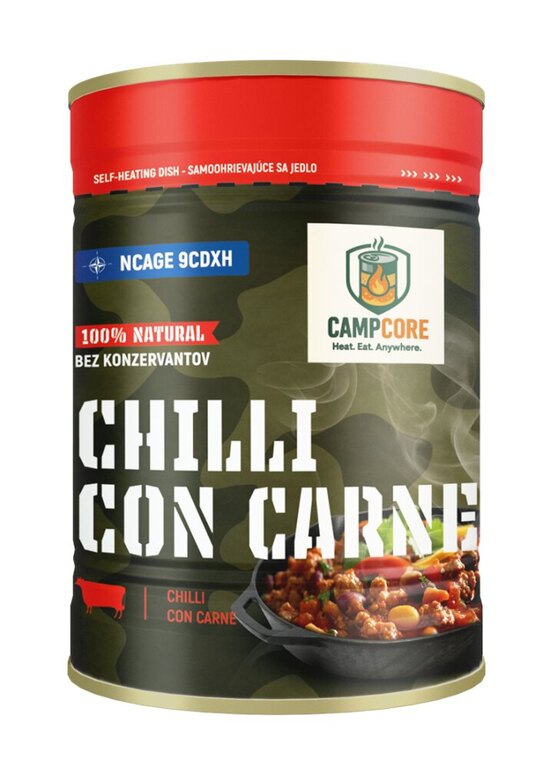 Conservă Chilli con Carne CampCore® / încălzire automată