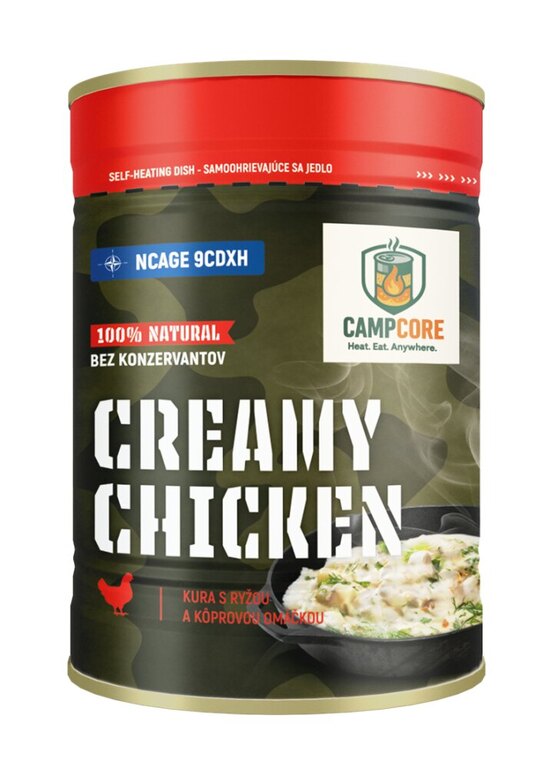 Conserva Creamy Chicken CampCore® / autoîncălzire
