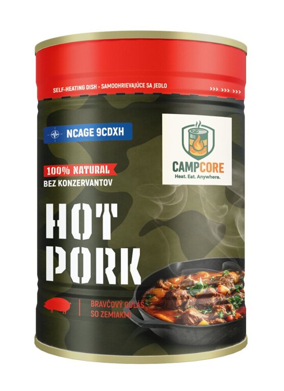 Conservă Hot Pork CampCore® / încălzire automată