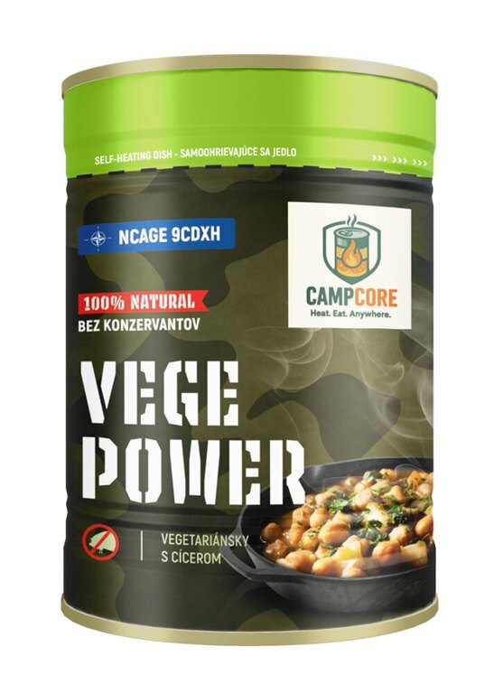 Conservă Vege Power CampCore® / autoîncălzire