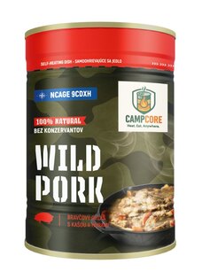 Conservă Wild Pork CampCore® / autoîncălzire