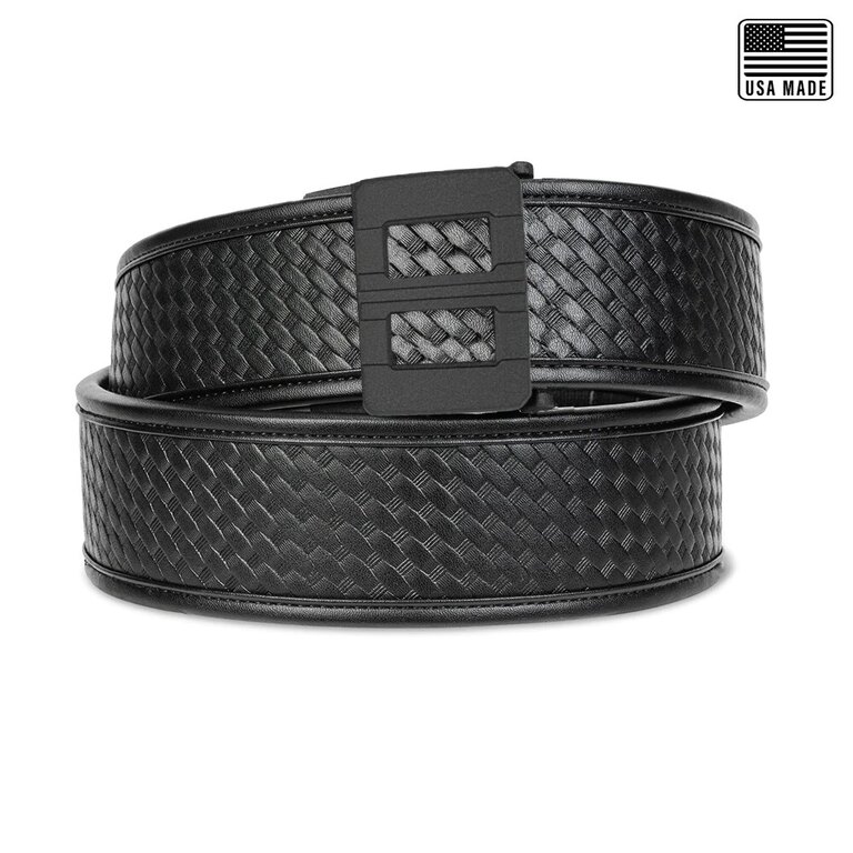 Curea din piele Basketweave Duty Kore® / cataramă D2