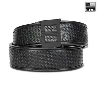 Curea din piele Basketweave Duty Kore® / cataramă D2