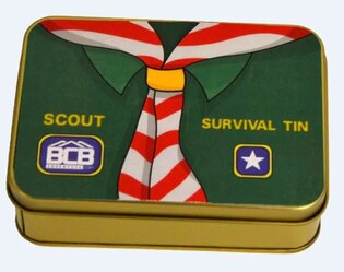Cutie de supraviețuire BCB® Scout Survival Tin