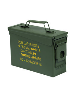 Cutie metalică de muniție US M19A1 CAL.30 Mil-Tec®, cu imprimeu