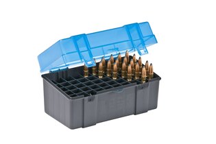 Cutie pentru cartușe - 7 mm Magnum Plano Molding® SUA - 50 buc, albastru