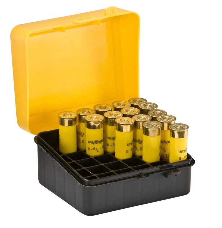 Cutie pentru muniție - pușcă 25 buc Plano Molding® SUA - Galben/Negru