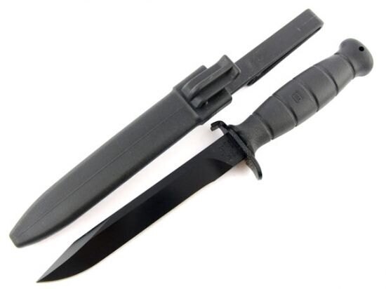 Cuțit cu lamă fixă GLOCK® FM 78 Field knife - negru