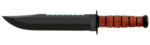 Cuțit cu lamă fixă KA-BAR® Big Brother cu lamă zimțată pe spate