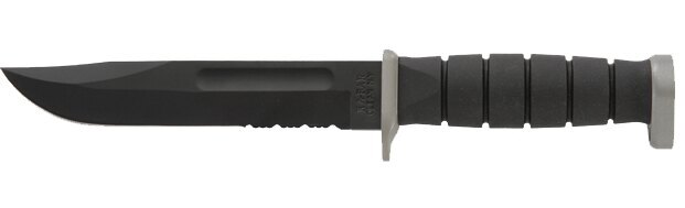 Cuțit cu lamă fixă KA-BAR® D2 Extreme Fighting Utility Knife, Teacă Eagle