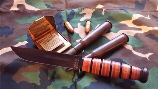 Cuțit cu lamă fixă KA-BAR® Short USMC