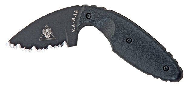 Cuțit cu lamă fixă KA-BAR® TDI Law Enforcement Knife cu tăiș zimțat