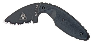 Cuțit cu lamă fixă KA-BAR® TDI Law Enforcement Knife cu tăiș zimțat