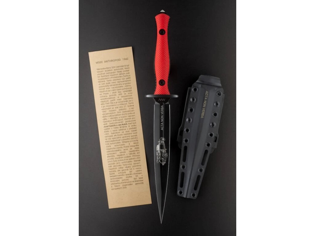 Cuțit cu lamă fixă M500 Anthropoid 1942 ANV®