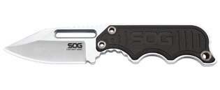Cuțit cu lamă fixă SOG® Instinct Mini - satin, mâner negru