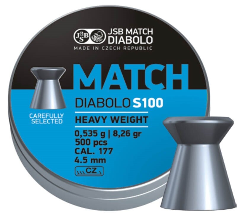 Diabolky Blue Match S100 4.5 mm JSB® 500 buc.