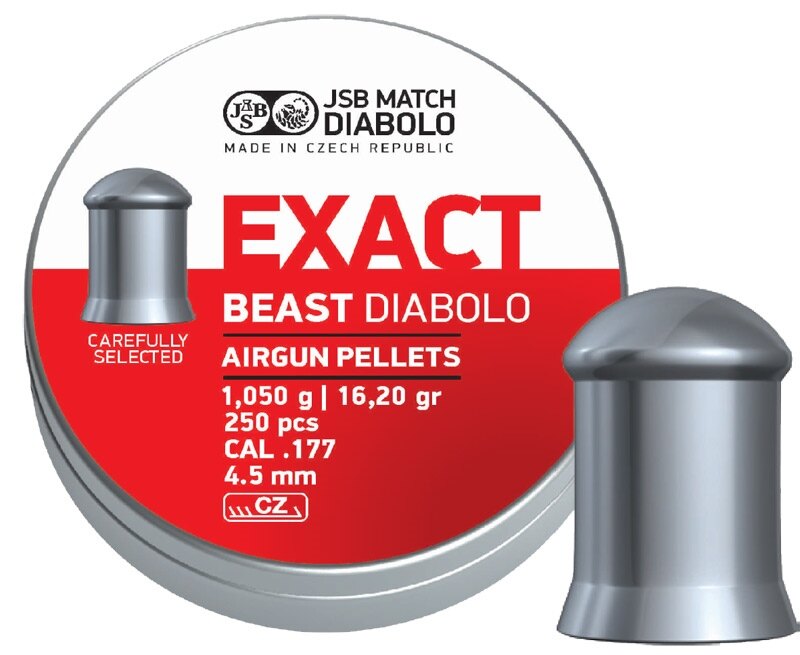 Diabolky Exact Beast 4.52 mm JSB® / 250 buc.