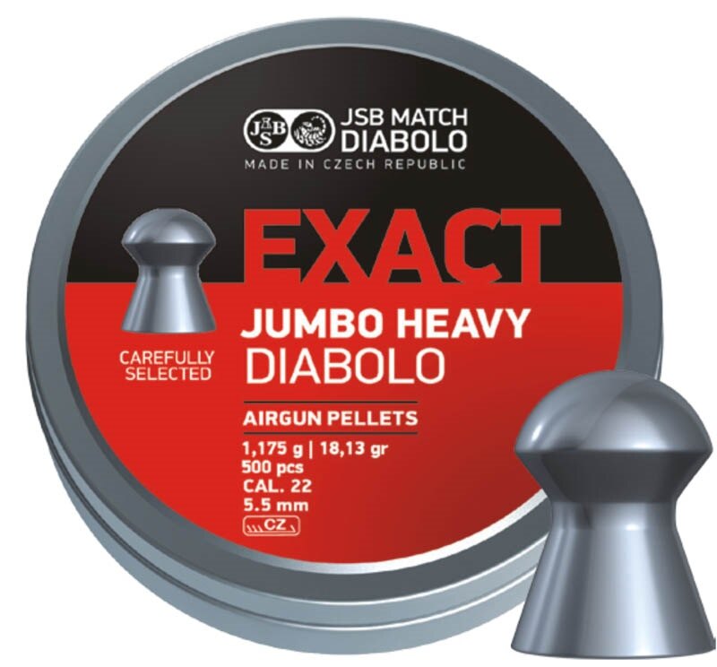 Diabolky Exact Jumbo Heavy 5.52 mm JSB® / 500 buc.