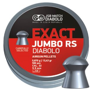 Diabolky Exact Jumbo RS 5.52 mm JSB® / 500 bucăți