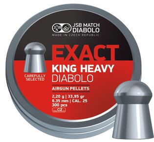Diabolky Exact King Heavy 6.35 mm JSB® / 150 buc.