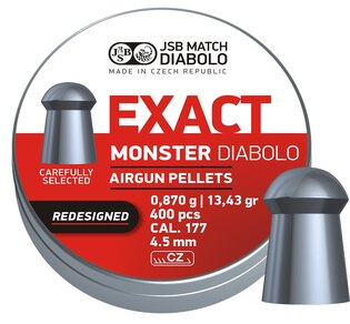 Diabolky Exact Monster Redesigned 4.52 mm JSB® / 400 buc.