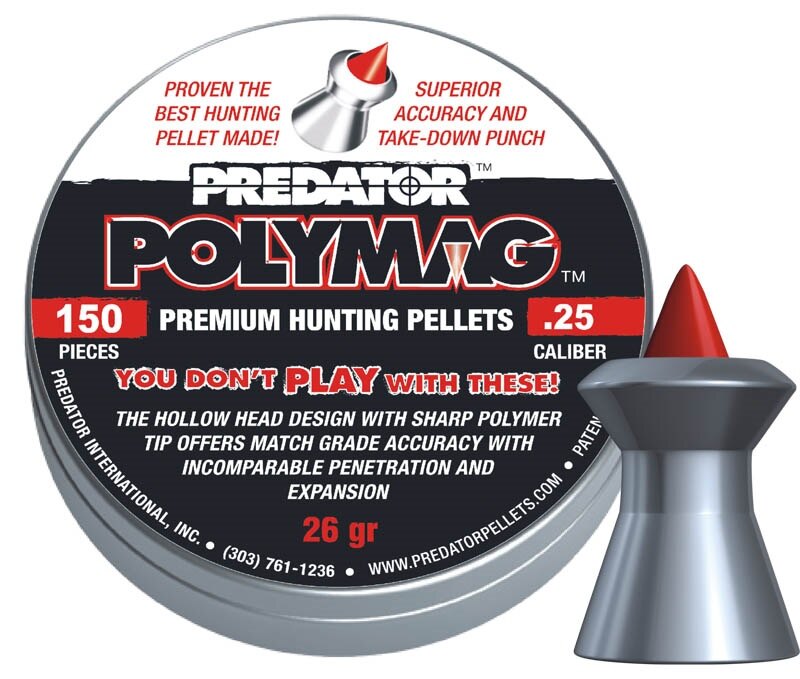 Diabolky Predator Polymag 6.35 mm JSB® / 150 buc.