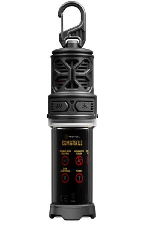 Dispozitiv anti-țânțari cu felinar și powerbank KomarKill Tactical®