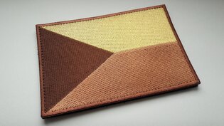 Drapel brodat cu scai Republica Cehă TA® 13 cm x 9 cm