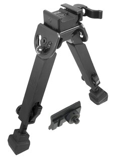 Dublu picior cauciucat / Bipod Rubber Armored QD / înălțime 6"-8.5" UTG®