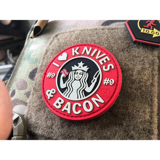 Emblemă #9 I love Knives and Bacon JTG®