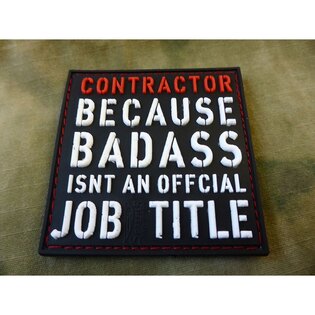 Emblema JTG® CONTRACTOR - colorată