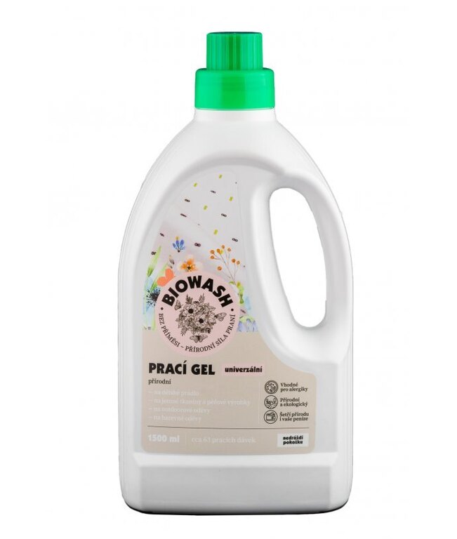 Gel de spălat ecologic natural BioWash®, 1,5 l