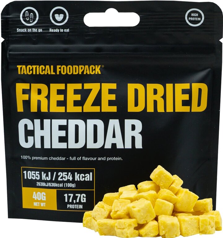 Gustări de Cheddar liofilizate Tactical Foodpack®