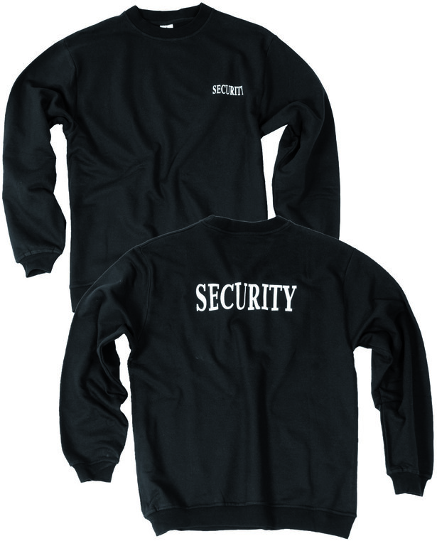 Hanorac SECURITY din bumbac Mil-Tec® - negru