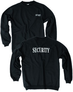 Hanorac SECURITY din bumbac Mil-Tec® - negru