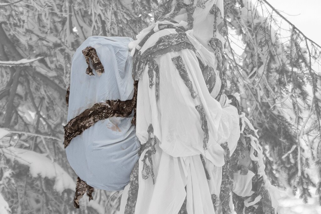 Husă de camuflaj reversibilă pentru rucsac Ghosthood® IRR