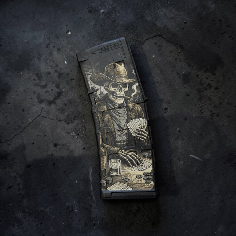 Încărcător pentru AR15 – 30 cartușe, calibru 5.56×45 NATO Magpul® / Dead Man’s Hand