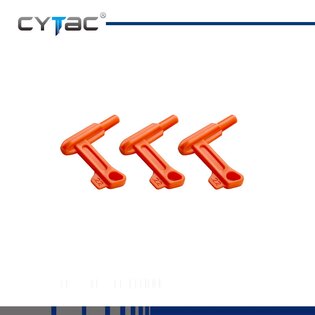 Insert de siguranță pentru camera cartușului a pistolului Cytac® .22 Cal. / .22 LR / 5,56 mm, 10 bucăți - portocaliu