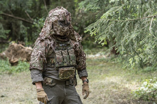 Jachetă de camuflaj Ghillie Short Ghosthood® IRR